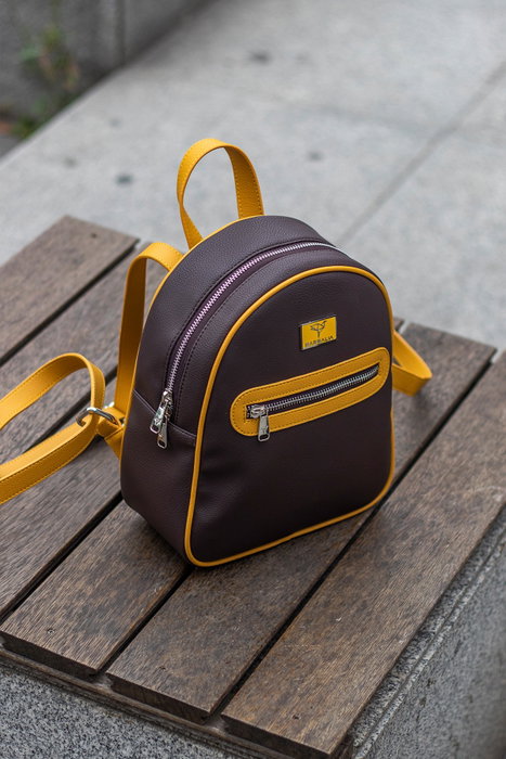 Zoozie Bags Oslo Marrón y Amarillo